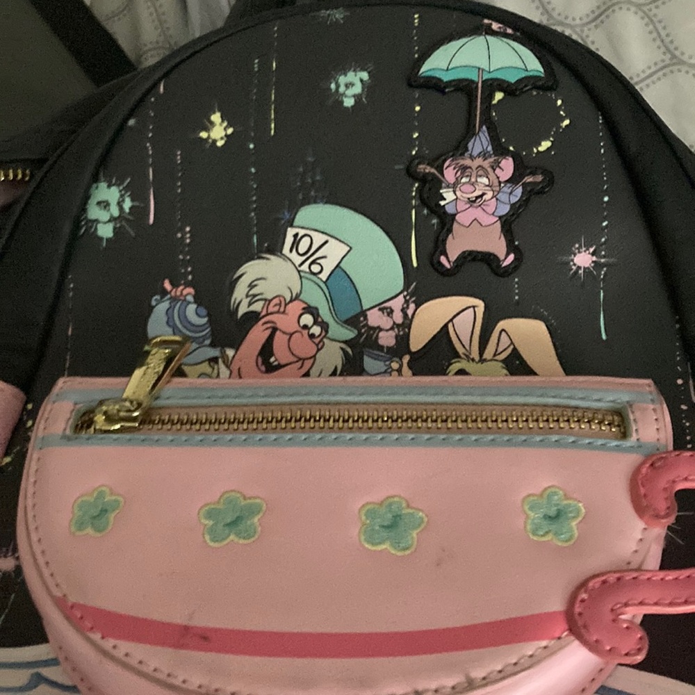 Alice in Wonderland mini backpack